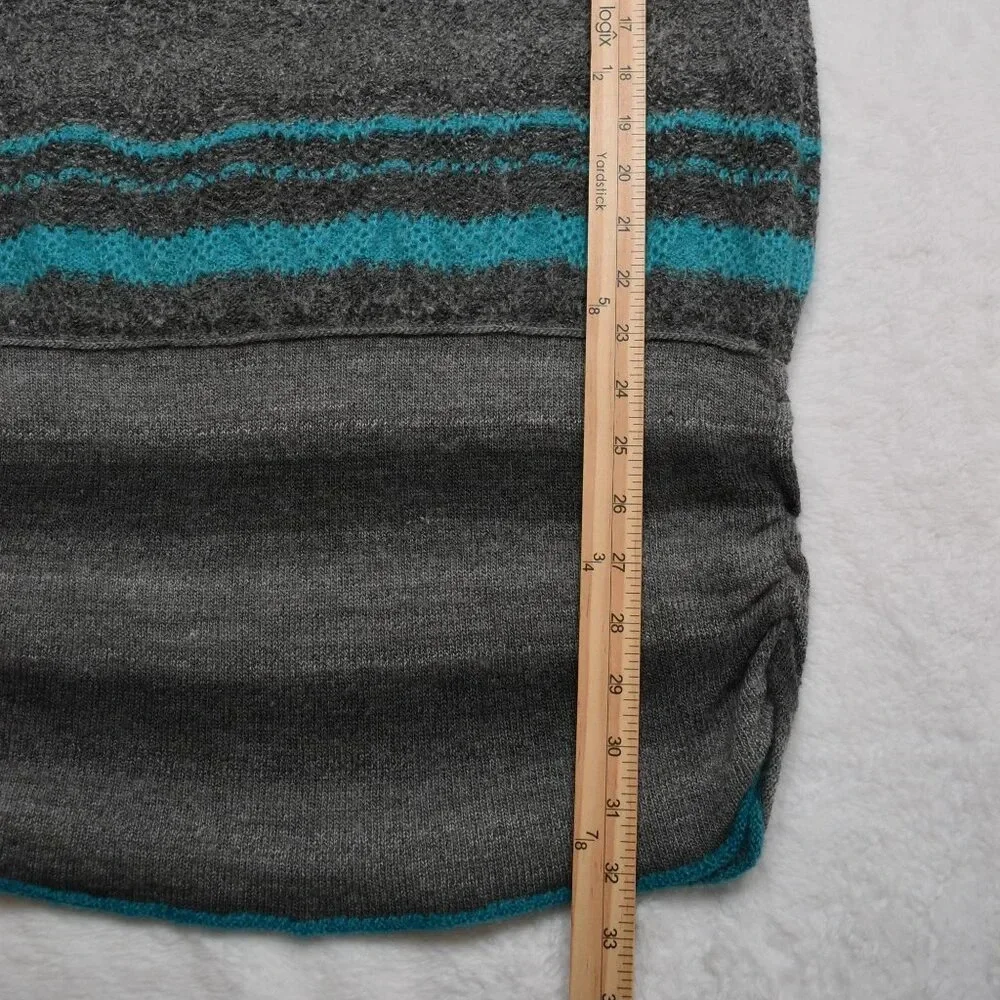 Free People Sweater Dress Tunic Sz M Mini Wool Blend Southwestern Boho Cowgirl